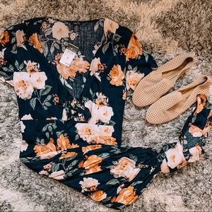 Blue Floral Dress